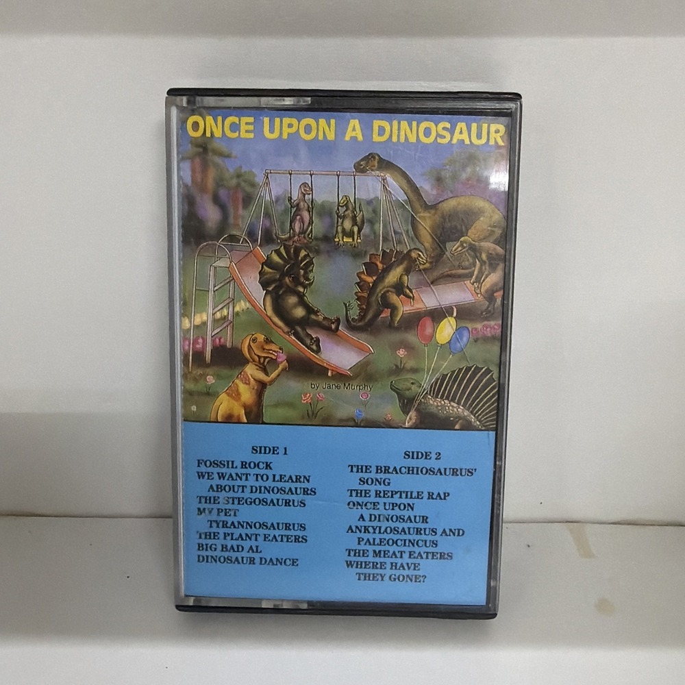 Once Upon A Dinosaur Cassette Tape Education Kimbo Fun Kids Fun‎ With lyrics
